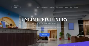 Resortex - Hotels Premium Moto CMS 3 Template