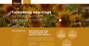 Responsive Farm Website Template for Free - TemplateMonster