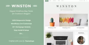 Responsive WordPress Blog Theme - Winston