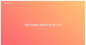Responzivní vícestránková webová šablona Design Agency