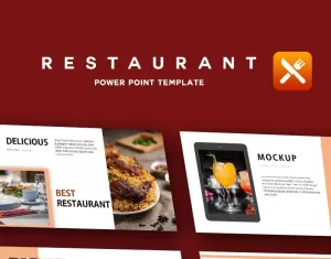 Restaurant - Creative PowerPoint template - TemplateMonster