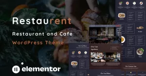 Restaurent - Cafe and Restaurant One page WordPress Theme