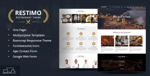 Restimo  A Premium Restaurant, Cakes and Coffee Shop Template