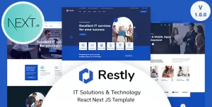 Restly – IT Solutions & Technology React Next js Template