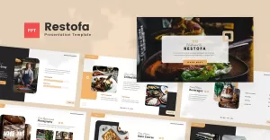 Restofa — Restaurant Powerpoint Template - TemplateMonster