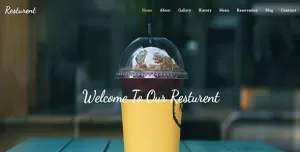 Resturant Html Template
