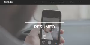 Resumeo - One Page Resume Template