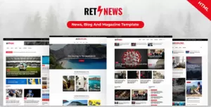Retnews - News, Blog & Magazine Template