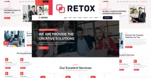 Retox - Creative Agency HTML5 Template - TemplateMonster