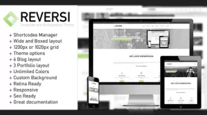 Reversi - Multipurpose WordPress Theme