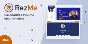Rezme - Personal CV and Resume HTML Template