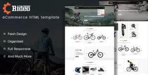 Rideo - Bicycle Store HTML Template
