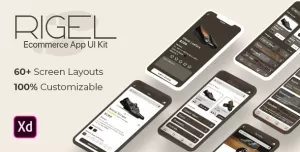 Rigel - Ecommerce App UI Template for XD
