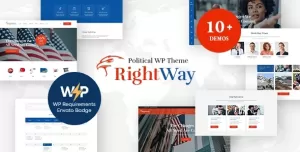 Right Way  Election Campaign and Political Candidate WordPress Theme