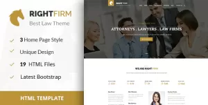 RIGHTFIRM - Law & Business HTML Template