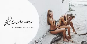 Rima - Personal Blog PSD Template