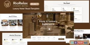 Riorelax - Luxury Hotel React Template