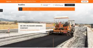 Road Construction - Paving Multipage Joomla Template