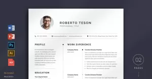 Robert Teson Resume Template