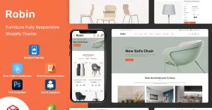 Robin - Modern Furniture Responsive Shopify Template
