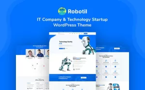 Robotil - IT Company,  Robots and Technology Startup WordPress Theme