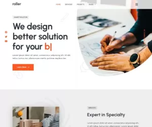 Roller - Creative Portfolio & Agency Elementor Template Kit