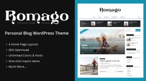 Romago - Personal Blog Theme