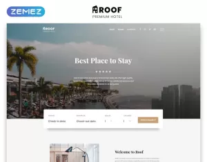Roof - Hotel Multipage Clean Bootstrap HTML5 Website Template