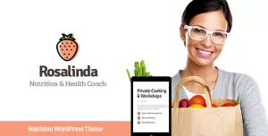 Rosalinda  Health Coach & Vegetarian Lifestyle Blog WordPress Theme