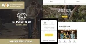 Rosewood  Eco Organic Farming Agricultural WordPress Theme