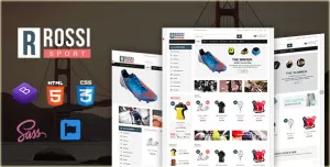 Rossi – Sports Store / Shoes Store HTML Template