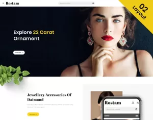 Rostam - Jewelry Store OpenCart Template - TemplateMonster