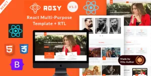 Rosy  React Multi-Purpose Template
