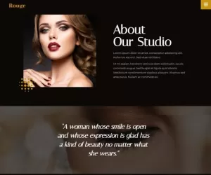 Rouge - Makeup & Beauty Elementor Template Kit