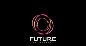 Round Futuristic Tech Line Software Logo - TemplateMonster