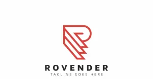 Rovender R Letter Logo Template