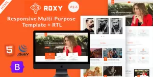 Roxy  Creative Multi-Purpose Bootstrap 5 Template
