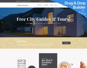 Roy Bed & Breakfast - Hotel Moto CMS 3 Template