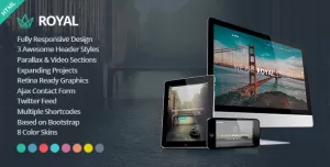 Royal - Responsive One Page Parallax Template