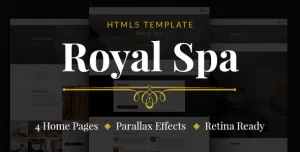 Royal Spa — Luxury Hotel & Spa HTML5 Template