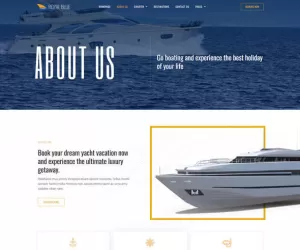 RoyalBlue - Yacht Club & Boat Rental Elementor Template Kit