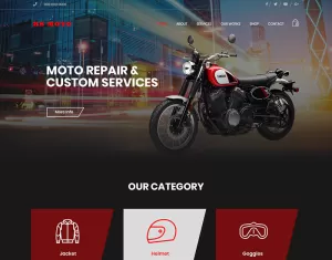 RS Moto - Multipurpose Motorcycles Repair & Service PSD Template