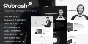Rubrash - Personal Portfolio HTML Template