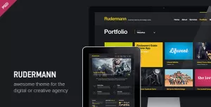 Rudermann - Agency / Business PSD Template