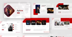 Rytme — Musical Band Keynote Template - TemplateMonster