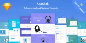 SaaSLab - Software, SaaS and WebApp Sketch Template