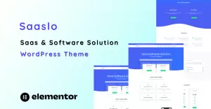 Saaslo - SaaS Software and IT Solution One Page WordPress Theme