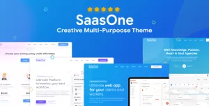 SaasOne — Creative Agency, Corporate and Portfolio Multi-purpose Template