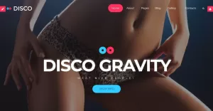 Šablona Joomla pro diskotékovou gravitaci - TemplateMonster