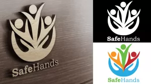 Safe - Hands Logo - Logos & Graphics